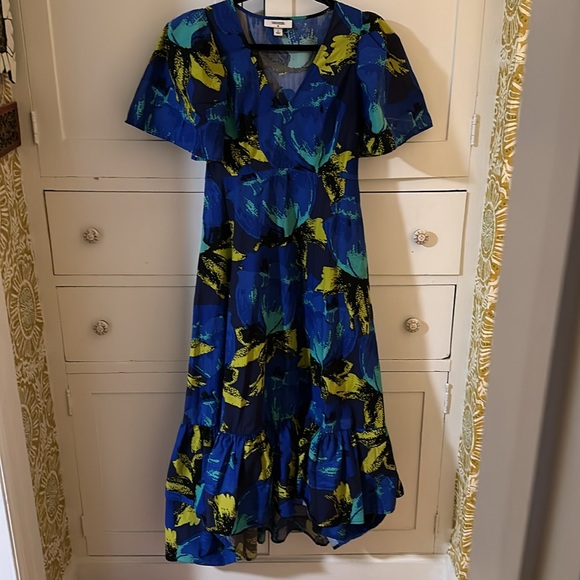 Christopher John Rogers Floral Tiered Dress Size 2 - Picture 5 of 7